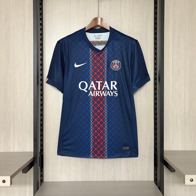 Camisa PSG 2026 Home – Torcedor com patrocínios