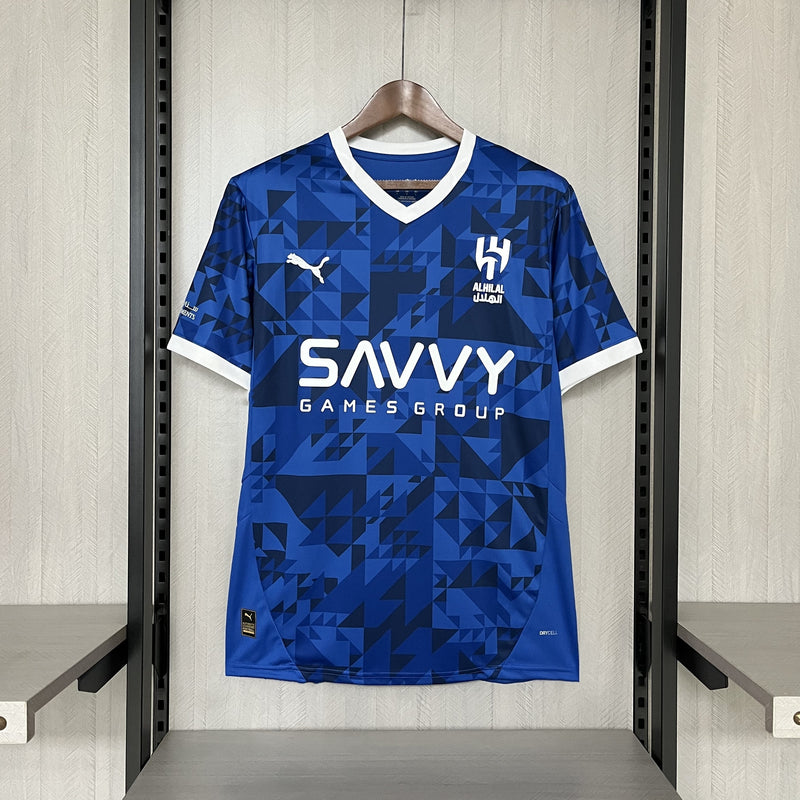 Camisa Al-Hilal 2025 Home – Torcedor com patrocínios