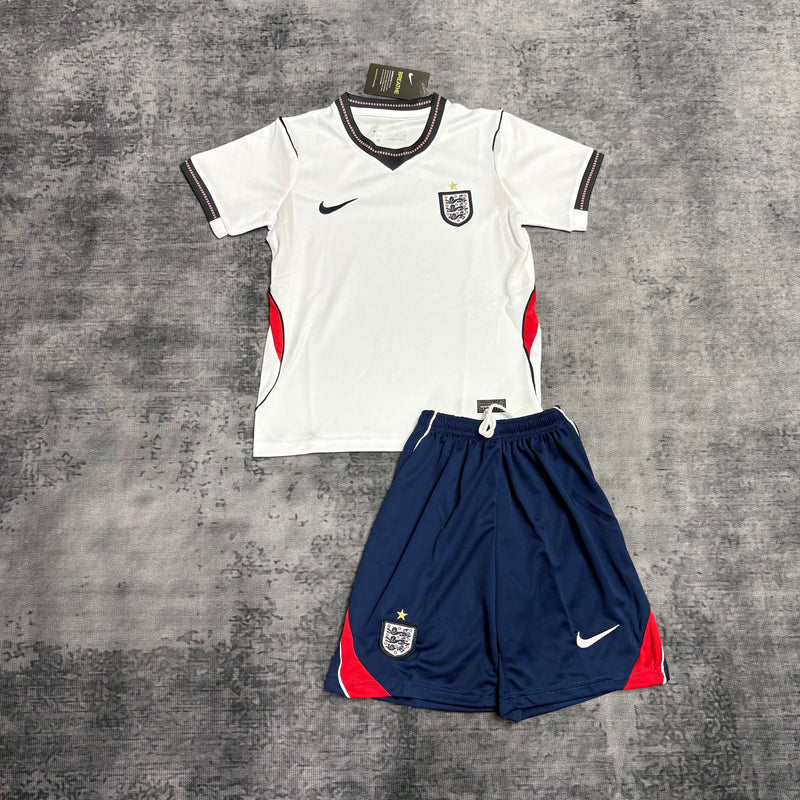 Camisa Inglaterra 2026 Home – Kit Infantil