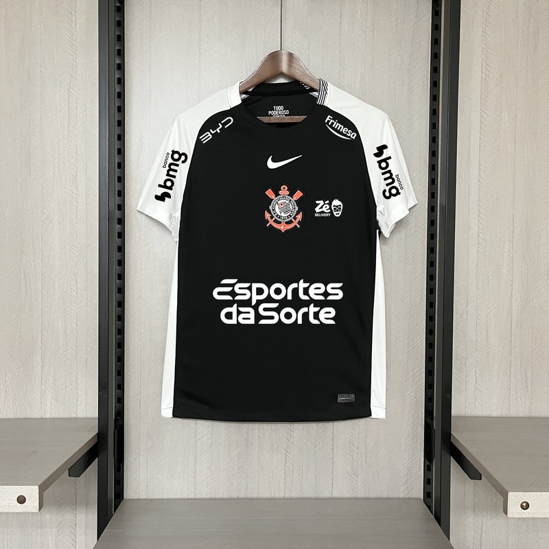 Camisa Corinthians 2026 Away – Torcedor com Patrocínios