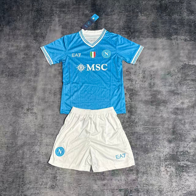 Camisa Napoli 2026 Home – Kit Infantil