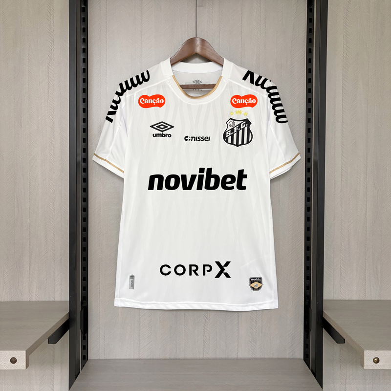 Camisa Santos 2026 Home – Torcedor com patrocínios