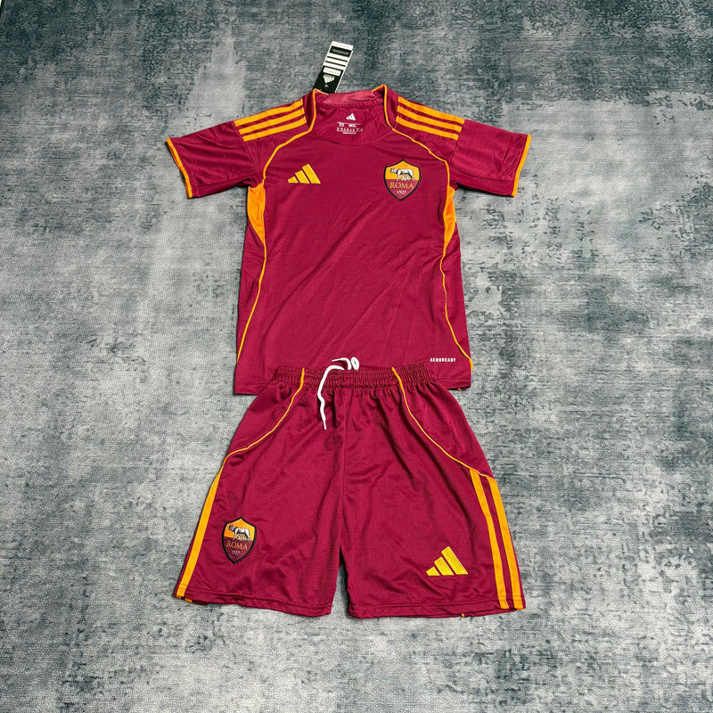 Camisa Roma 2026 Home – Kit Infantil