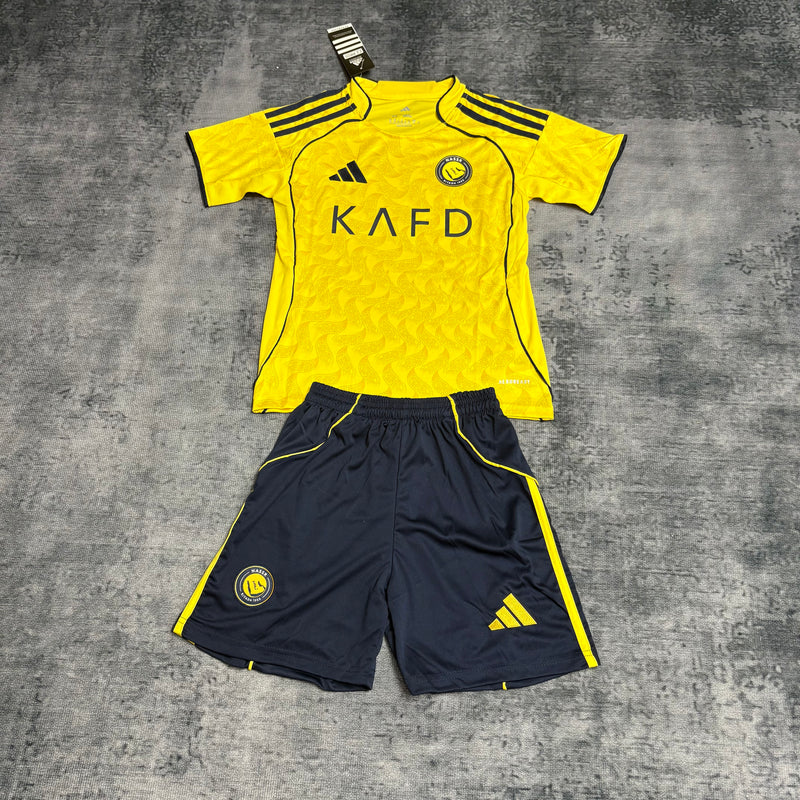 Camisa Al-Nassr 2026 Home – Kit Infantil