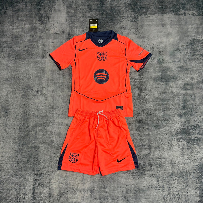 Camisa Barcelona 2026 III – Kit Infantil