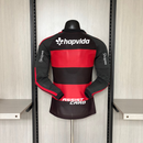 Camisa Flamengo 2026 Manga Longa Home – Jogador com patrocínios