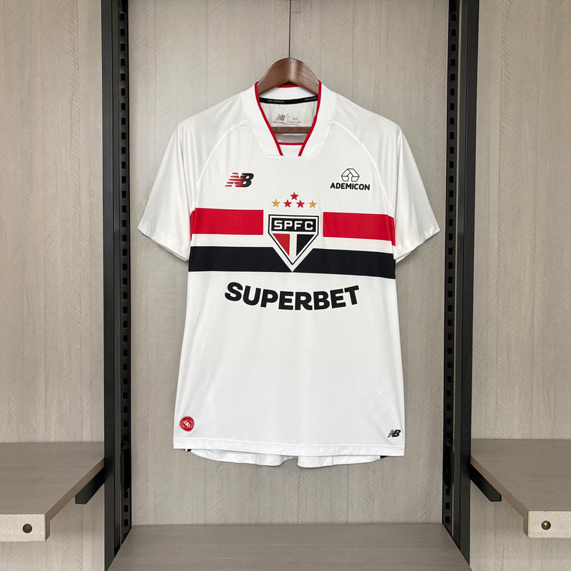 Camisa São Paulo 2026 Home – Torcedor com Patrocínios