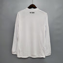 Camisa Manga Longa Real Madrid 10/11 Adidas - Branco
