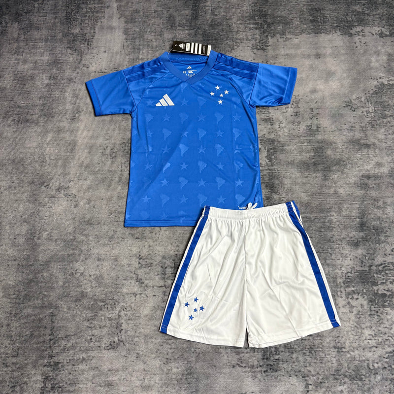 Camisa Cruzeiro 2026 Home – Kit Infantil