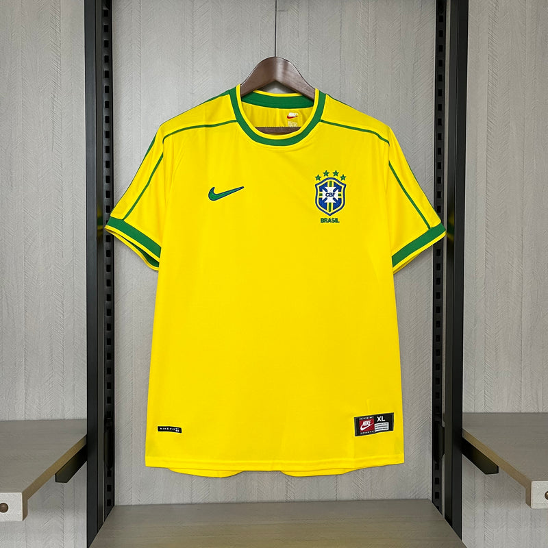 Camisa Brasil 1998 Home – Retrô