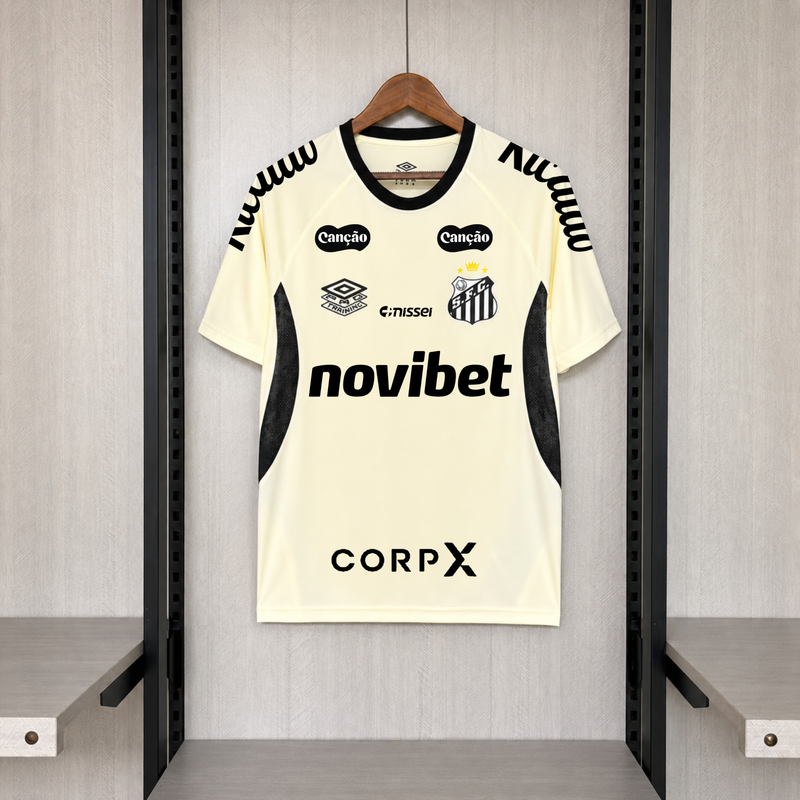 Camisa Santos 2026 Treino – Torcedor com patrocínios